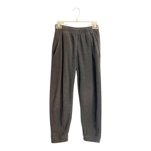 Patagonia Kids L (12) Fleece Pants Gray Capilene Synchilla Warm Outdoor Unisex - Picture 1 of 7